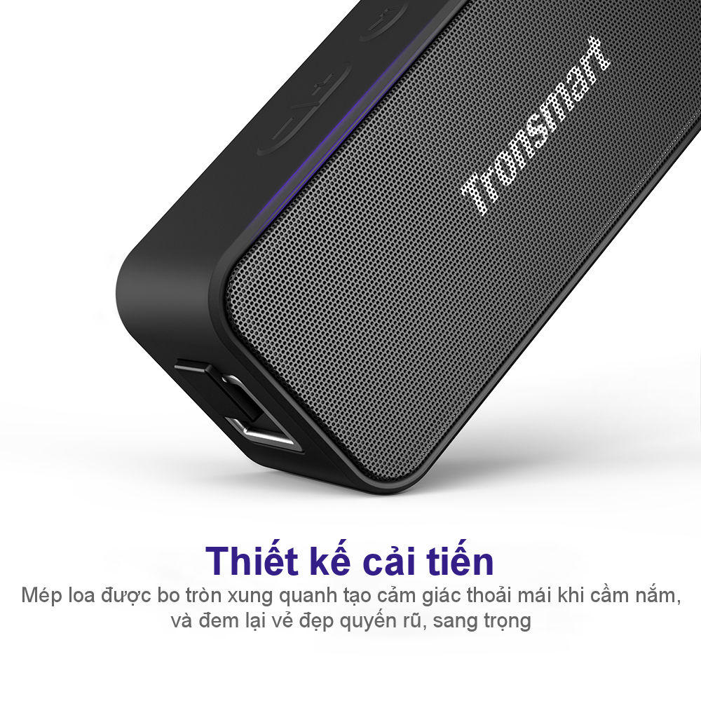 Loa Bluetooth Tronsmart Element T2 Plus Loa di động 20W, Chống nước IPX7 - Hàng Chính Hãng