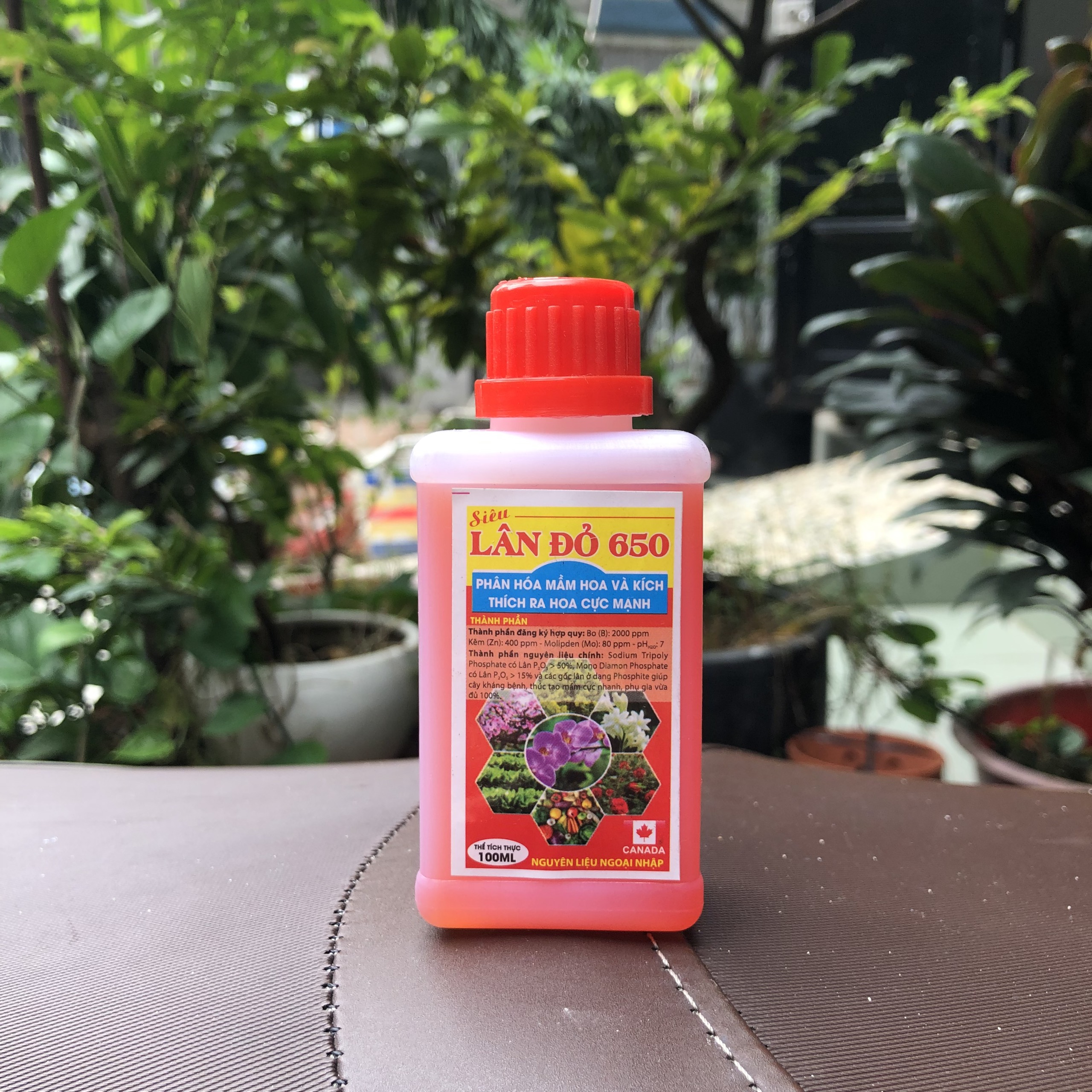 PHÂN BÓN LÁ SIÊU LÂN ĐỎ ĐẬM ĐẶC 650 - 100ml
