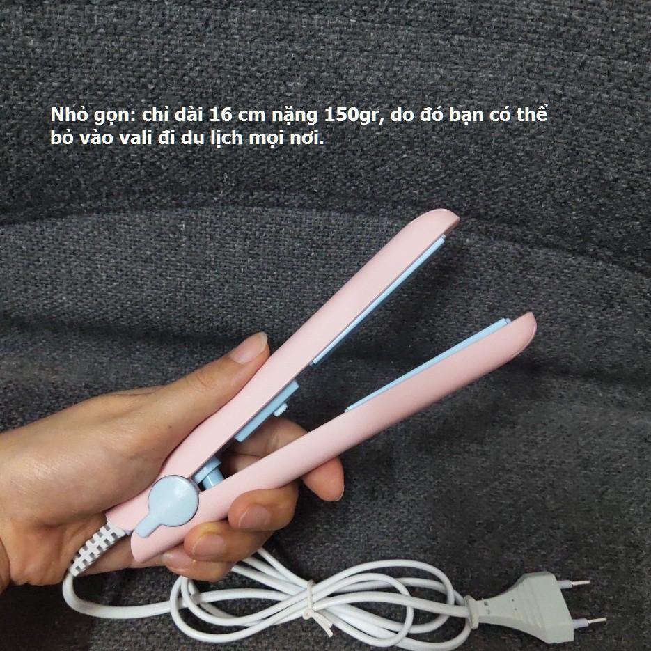 Máy duỗi tóc ép tóc mini Enchen hair curler EH1002