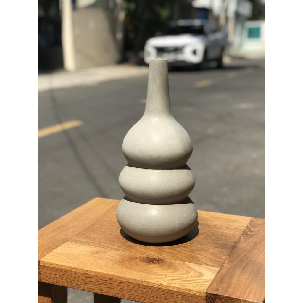 BÌNH HOA GỐM SỨ XUẤT KHẨU TRANG TRÍ DECOR BÌNH CẤM HOA XK20