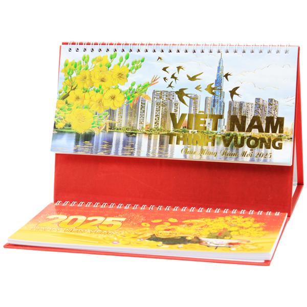 Lịch Bàn 2025 - Việt Nam Thịnh Vượng - AB-L23-LBA