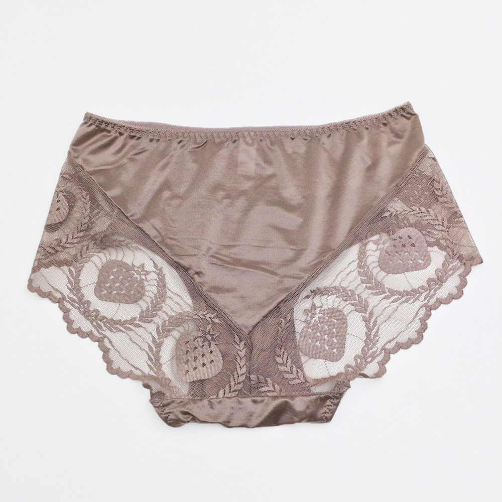 Combo 3 quần lót ren pha cotton lạnh cạp cao mềm mại,siêu nhẹ, không hằn, không lộ viền phù hợp với người từ 48kg-65kg