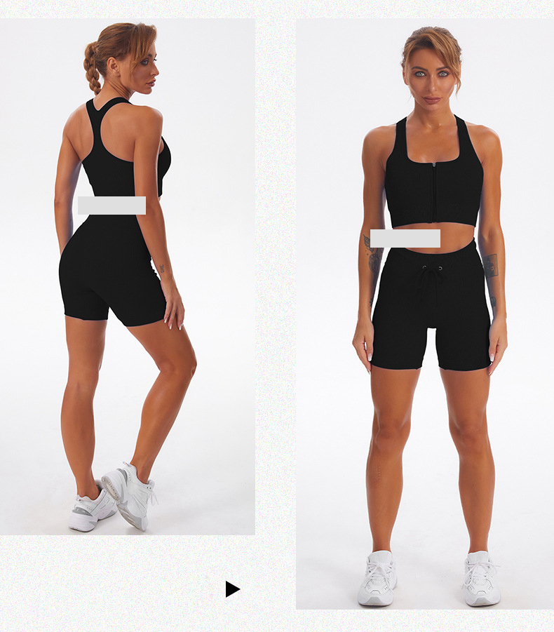 [HOT] Full set quần short + ba lỗ croptop nữ