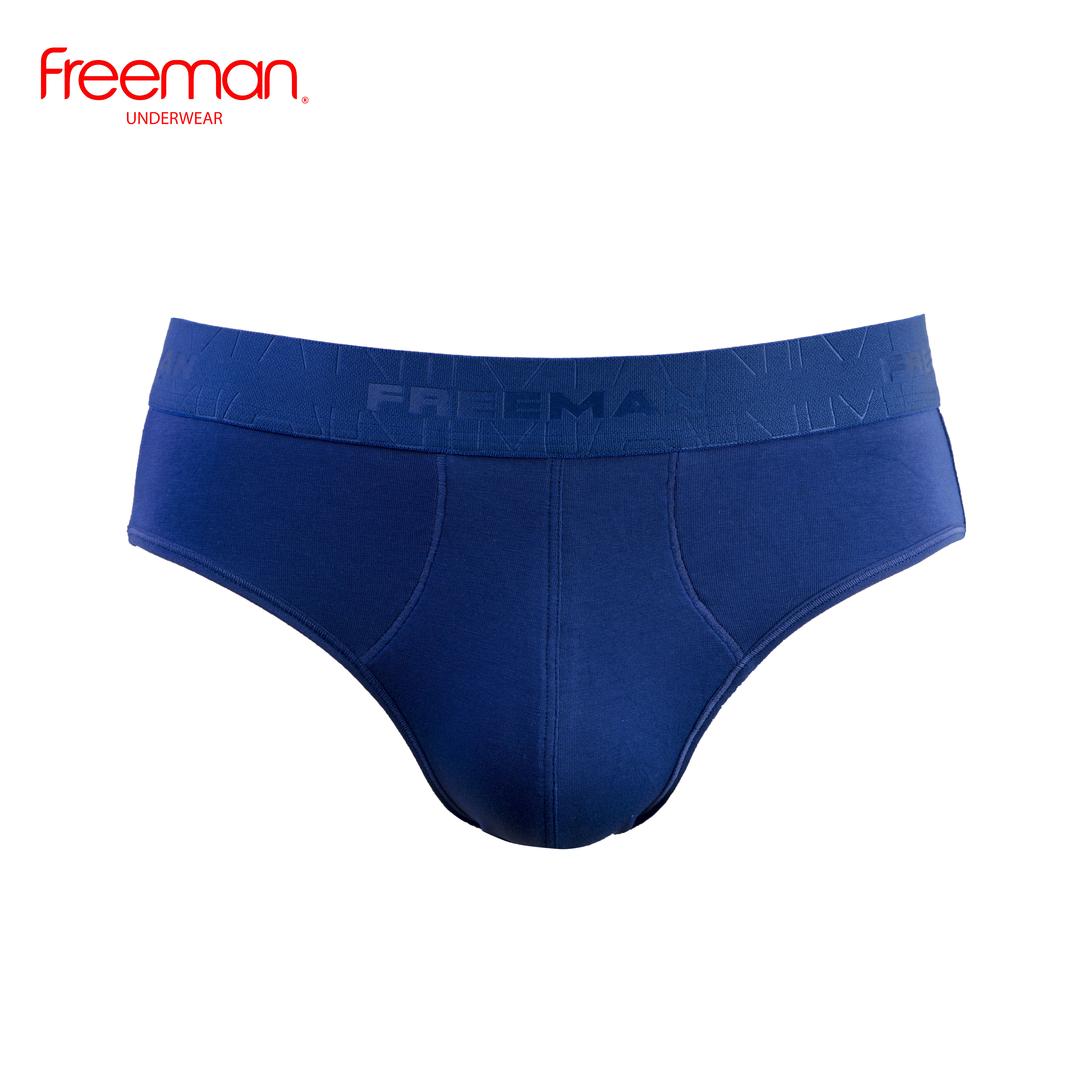 Combo 3 Quần lót nam Freeman chất liệu cotton spandex thấm hút mồ hôi tốt, thiết kế lưng bản lớn trẻ trung 6057