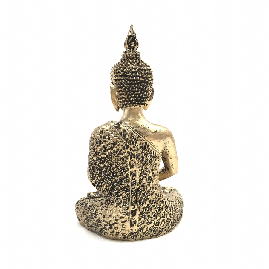 Tượng Đá Phật Thái Thủ Ấn - Thiền Ấn - Nhũ Vàng