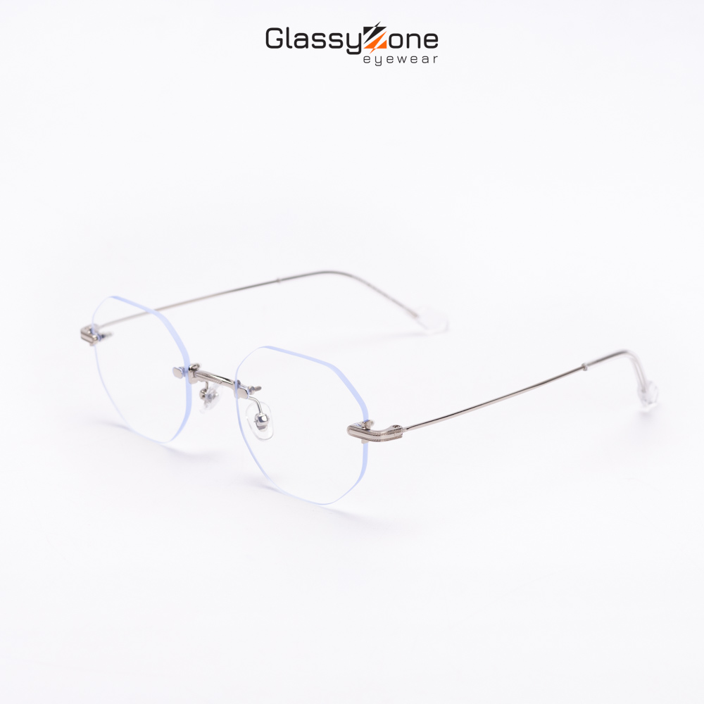 Gọng kính cận, Mắt kính giả cận kim loại Form Unisex Nam Nữ Magnus - GlassyZone