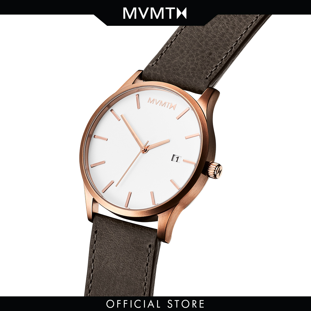 Đồng hồ Nam MVMT dây da 45mm - Classic D-MM01-RGGR