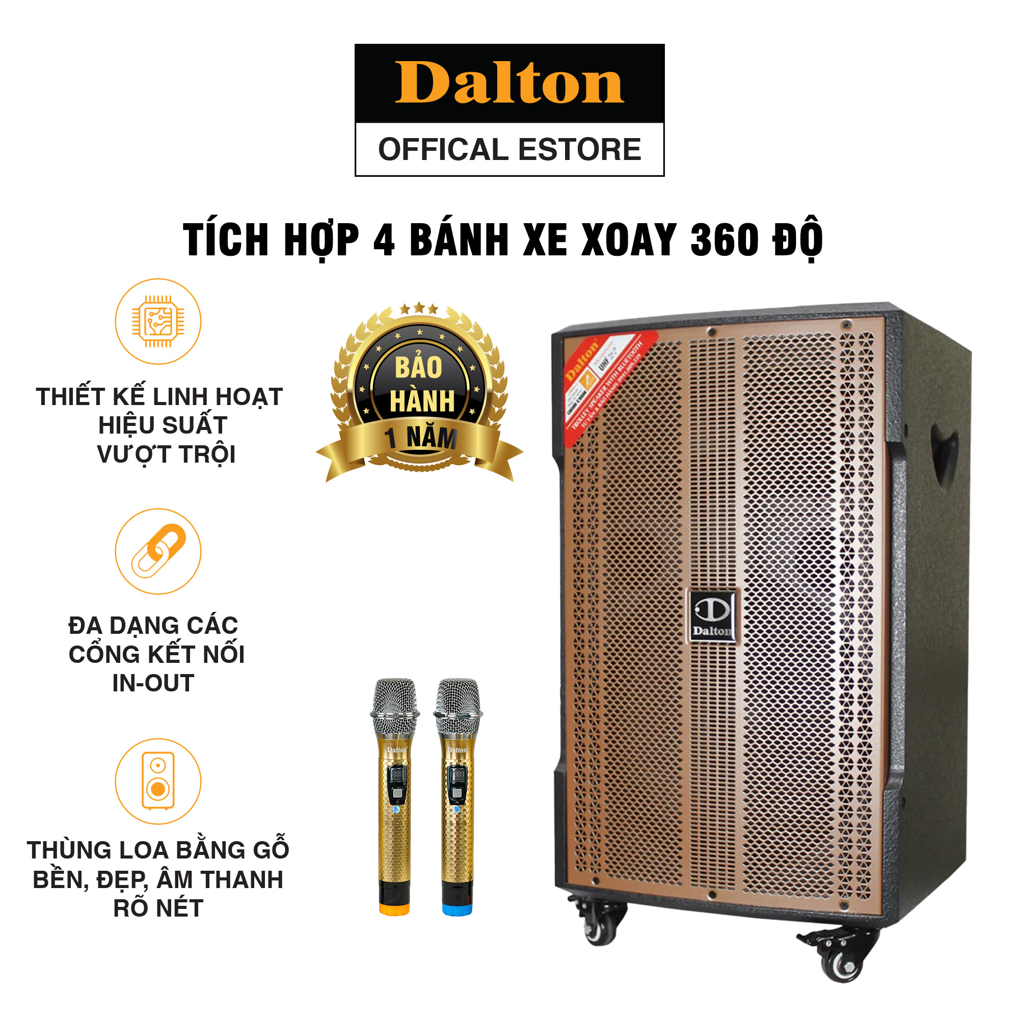 Loa kéo Dalton TS-12G380N - Hàng Chính Hãng