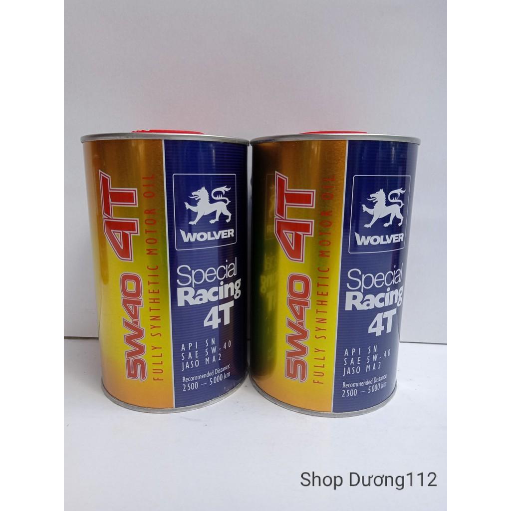 Nhớt Wolver Special Racing 5W40 SN , nhập khẩu Đức_Dành cho xe phân khối từ 125cc