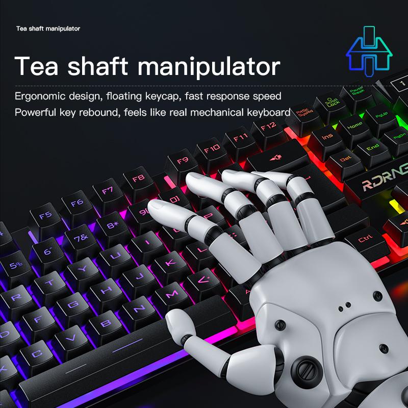 Bàn Phím Chơi Game Cơ Cảm Giác Bàn Phím Có Đèn Nền Cho Máy Tính Máy Tính Bảng Game Thủ Máy Tính Laptop Không Bàn Phím Không Dây
