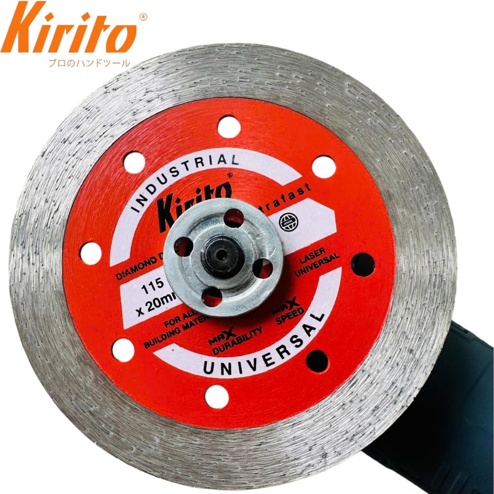 LƯỠI CẮT GẠCH LIỀN KIRITO - đường kính 115mm - Lưỡi phủ kim cương công nghệ laser hiện đại