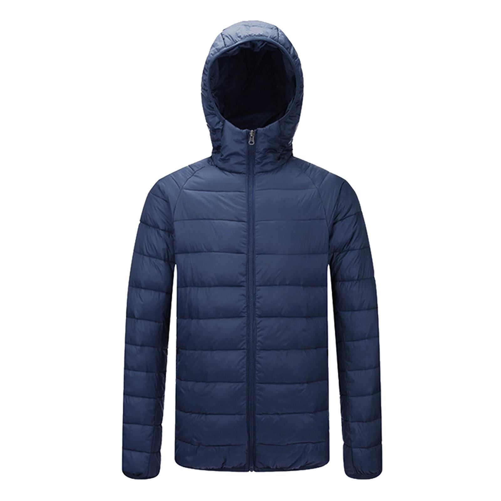 Men's Winter Ultralight Duck Down Jacket Puffer Coat