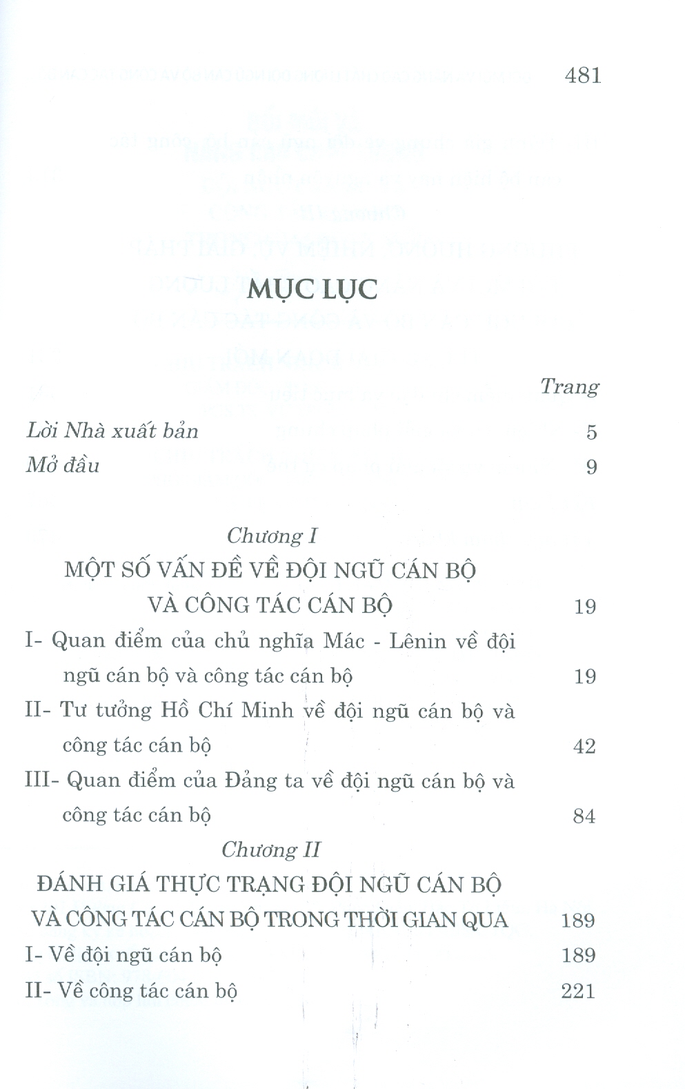 Đổi Mới Và Nâng Cao Chất Lượng Đội Ngũ Cán Bộ Và Công Tác Cán Bộ Trong Giai Đoạn Mới
