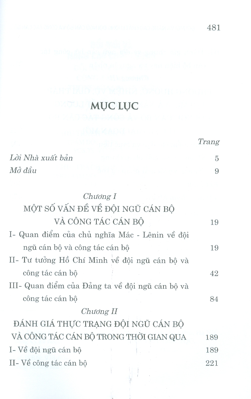 Đổi Mới Và Nâng Cao Chất Lượng Đội Ngũ Cán Bộ Và Công Tác Cán Bộ Trong Giai Đoạn Mới (Sách chuyên khảo) (Xuất bản lần thứ ba, có chỉnh sửa, bổ sung)