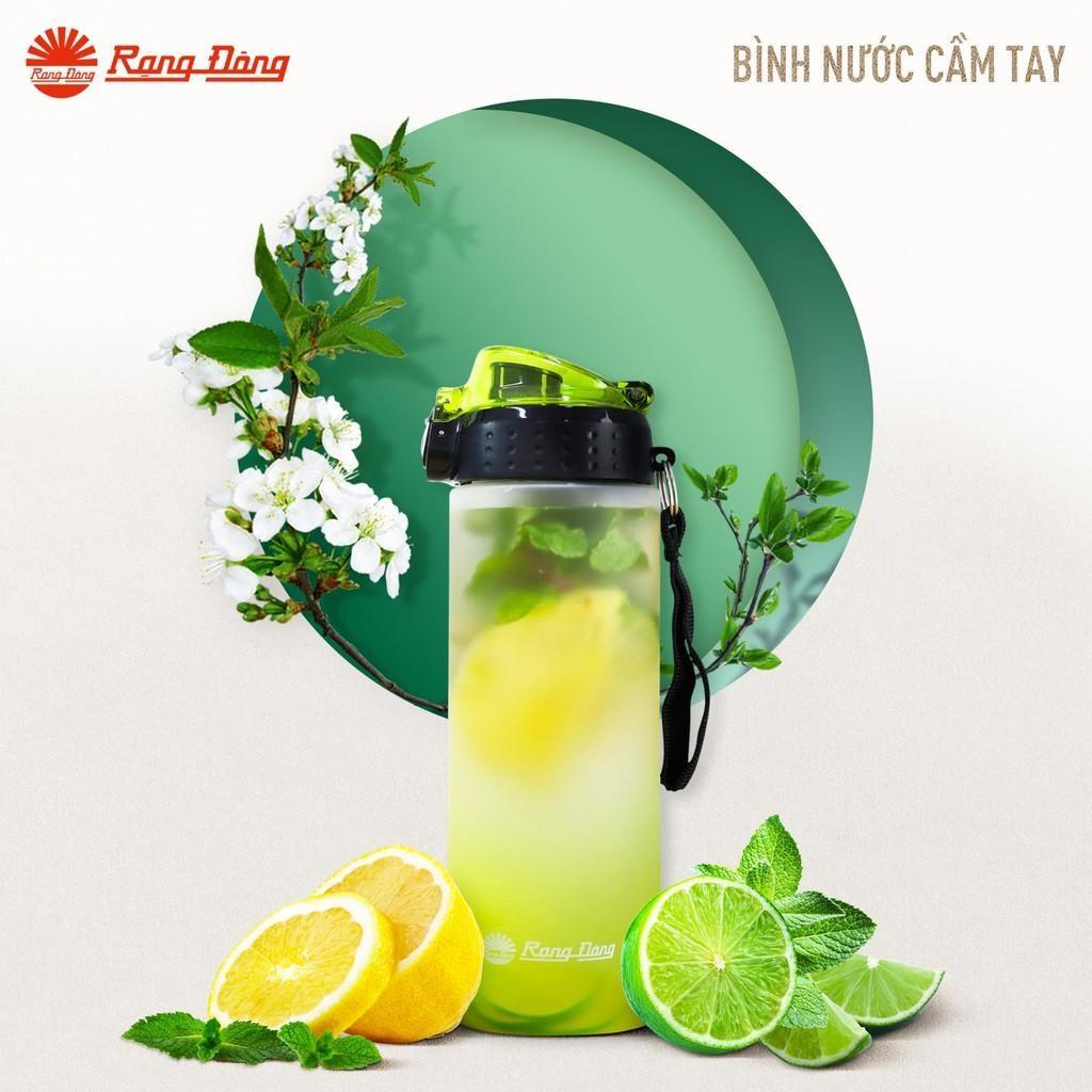 Bình nước cầm tay Vỏ nhựa PC 500ML RẠNG ĐÔNG Model 05P1
