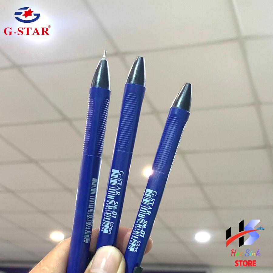 Hộp 12 cây viết lưỡng mực SM-01 (0.7mm) Xanh hiệu GSTAR, mới 100%.