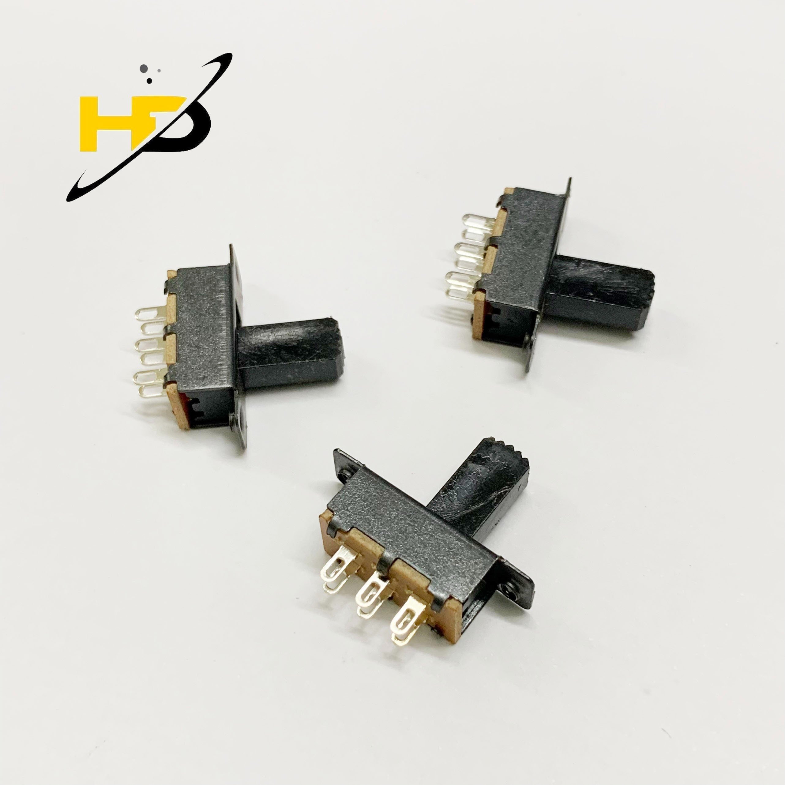 Set 3 Cái Công Tắc Gạt Trượt Mini 6 Chân 2 Trạng Thái