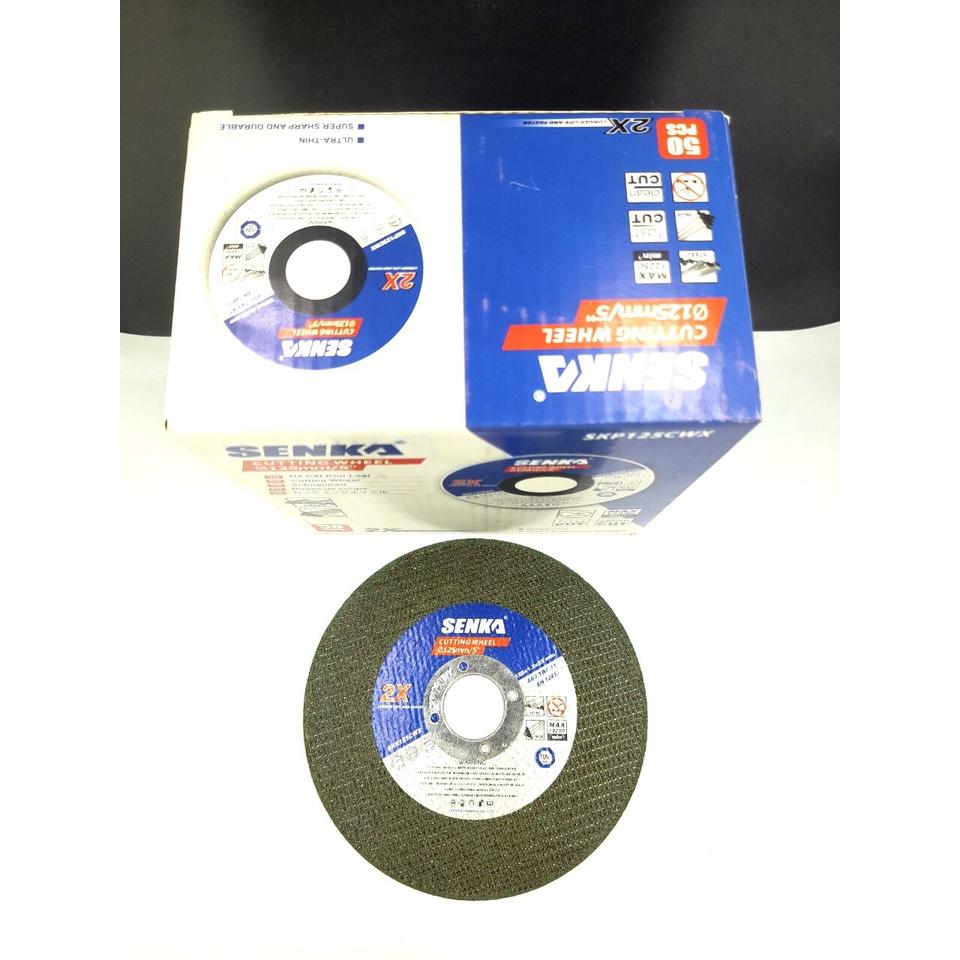 SENKA 2 VIÊN ĐÁ CẮT 125MM/ 5 SIÊU MỎNG CHUYÊN INOX CÔNG NGHỆ ĐỨC