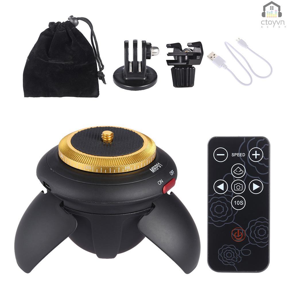 Đầu gậy ba chân mini xoay 360 độ hẹn giờ cho điện thoại/máy ảnh SLR