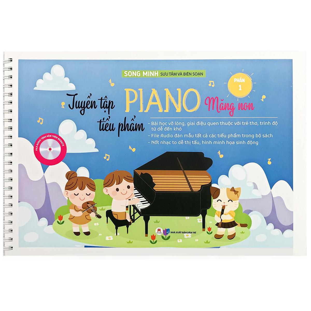 Sách - Tuyển Tập Tiểu Phẩm Piano Măng Non - Bộ 2 quyển, lẻ tùy chọn