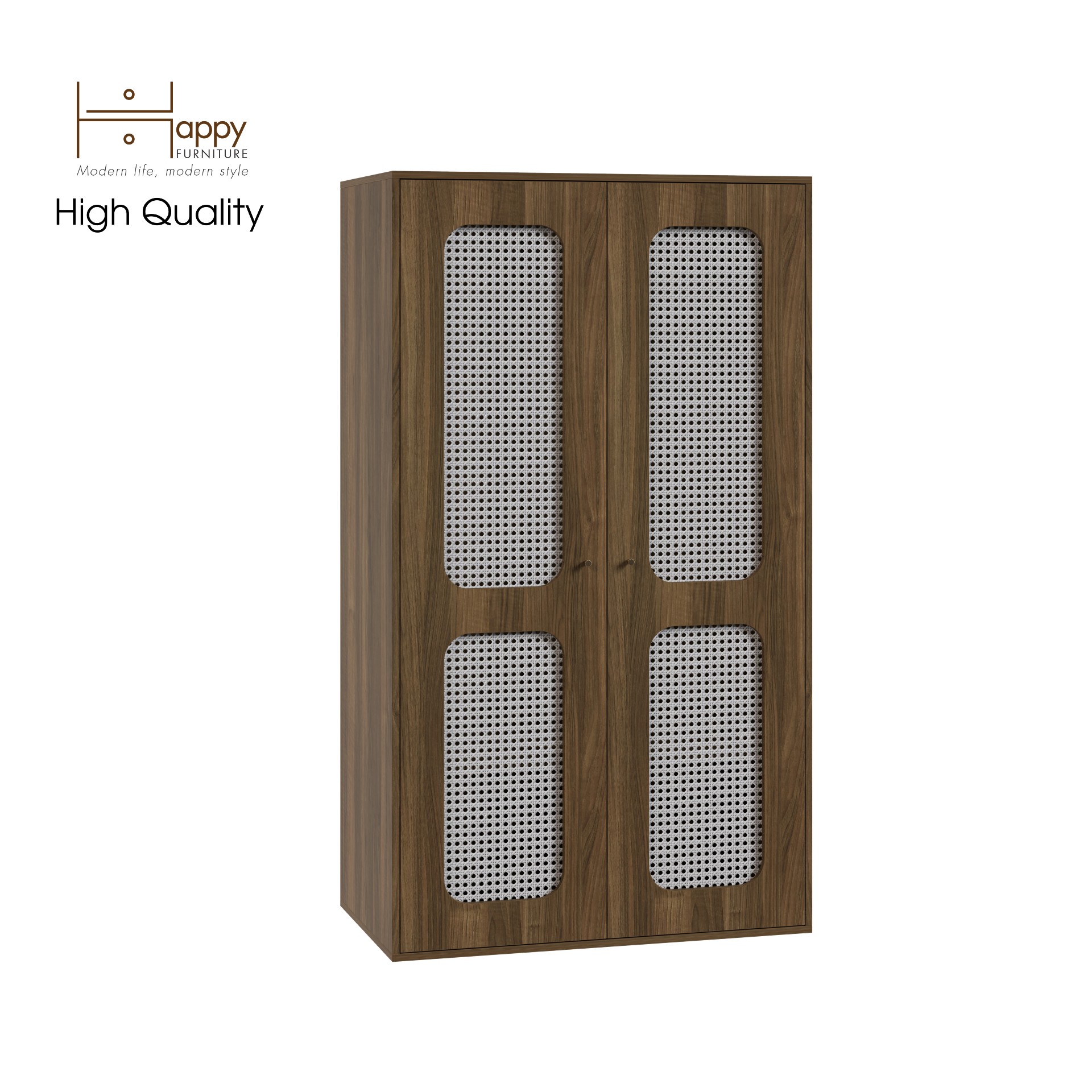 [Happy Home Furniture] MEYDAN, Tủ quần áo cửa mở , 100cm x 58cm x 176cm ( DxRxC), TCM_050