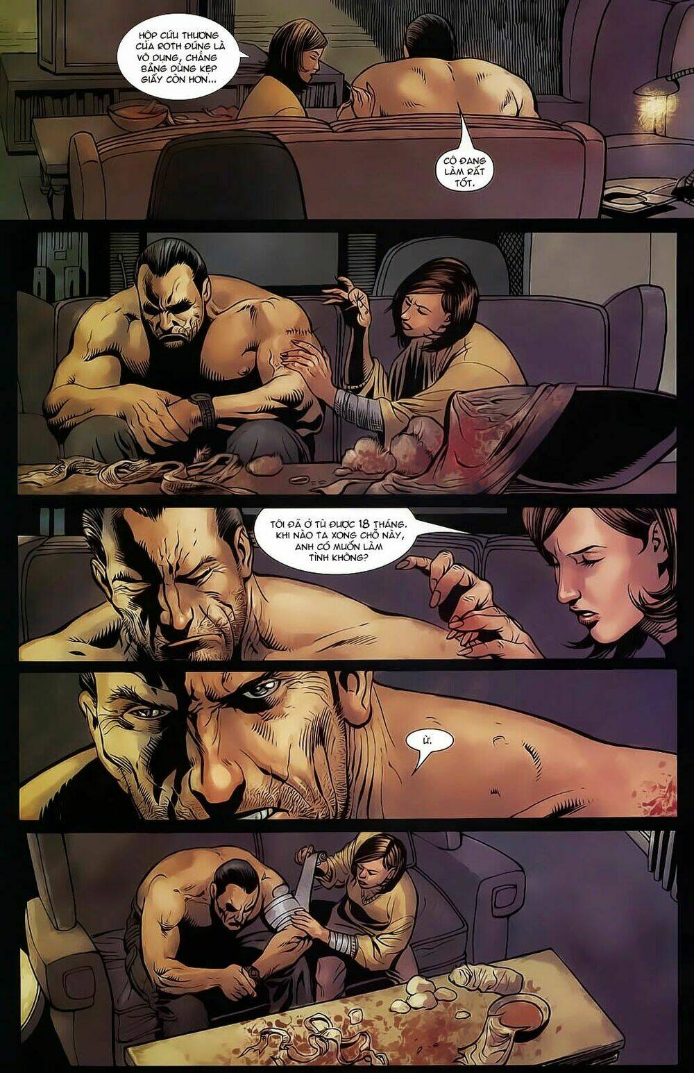 the punisher: trên là dưới & trắng là đen chapter 5 17