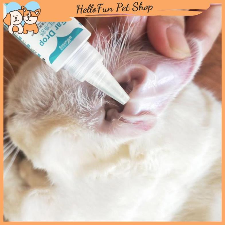 Lọ nhỏ tai cho chó mèo Borammy 60ml
