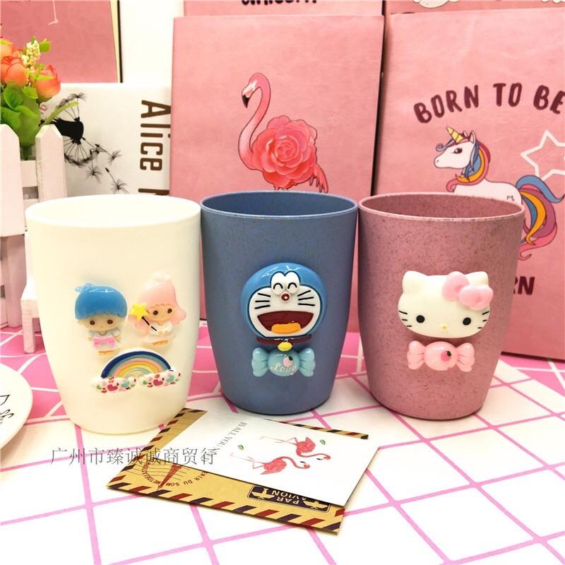 Cốc Uống Nước Lúa Mạch Cao Cấp Hoạ Tiết Cute