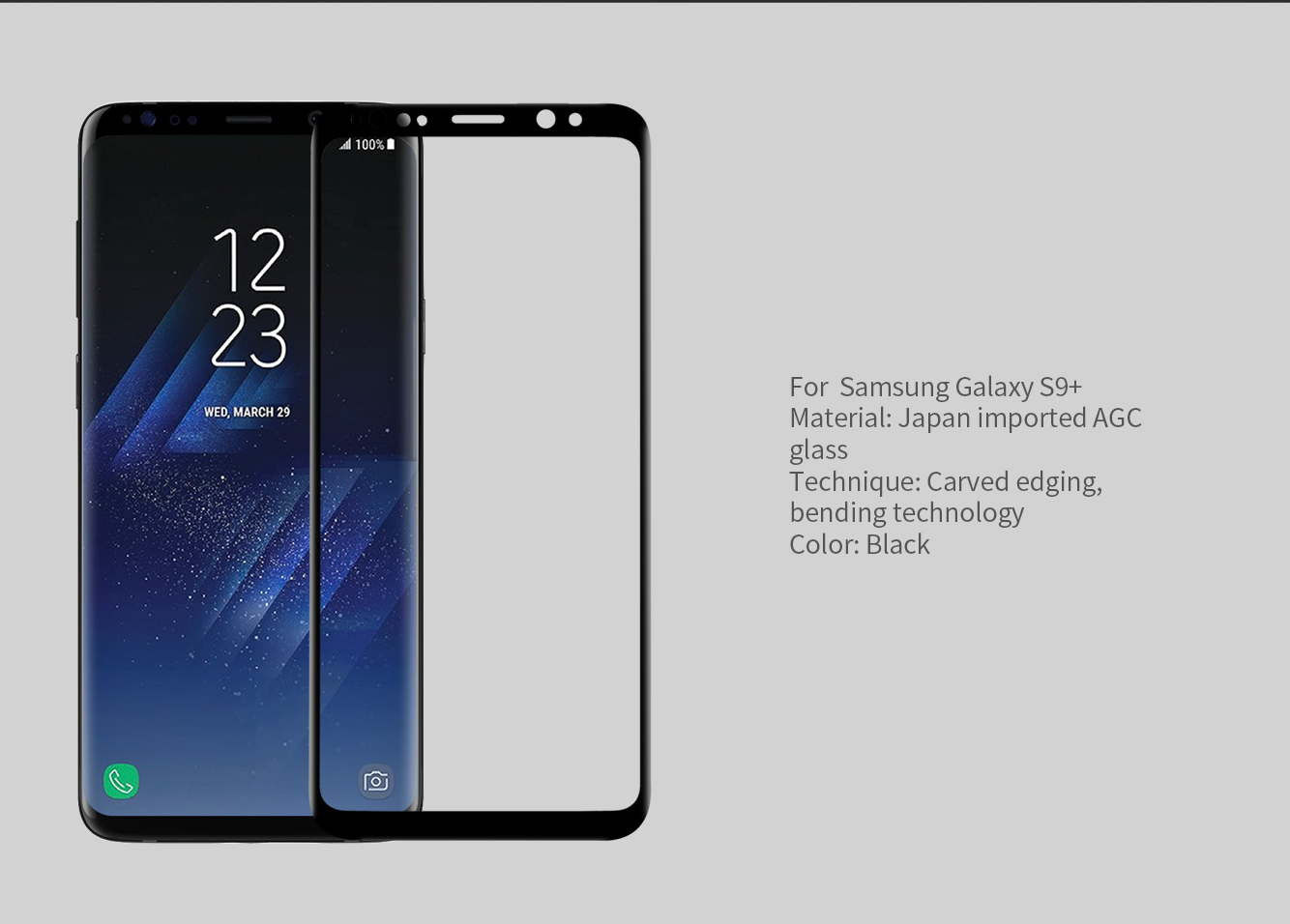 Cường lực dán full màn hình cho Samsung Galaxy S8/S8 Plus