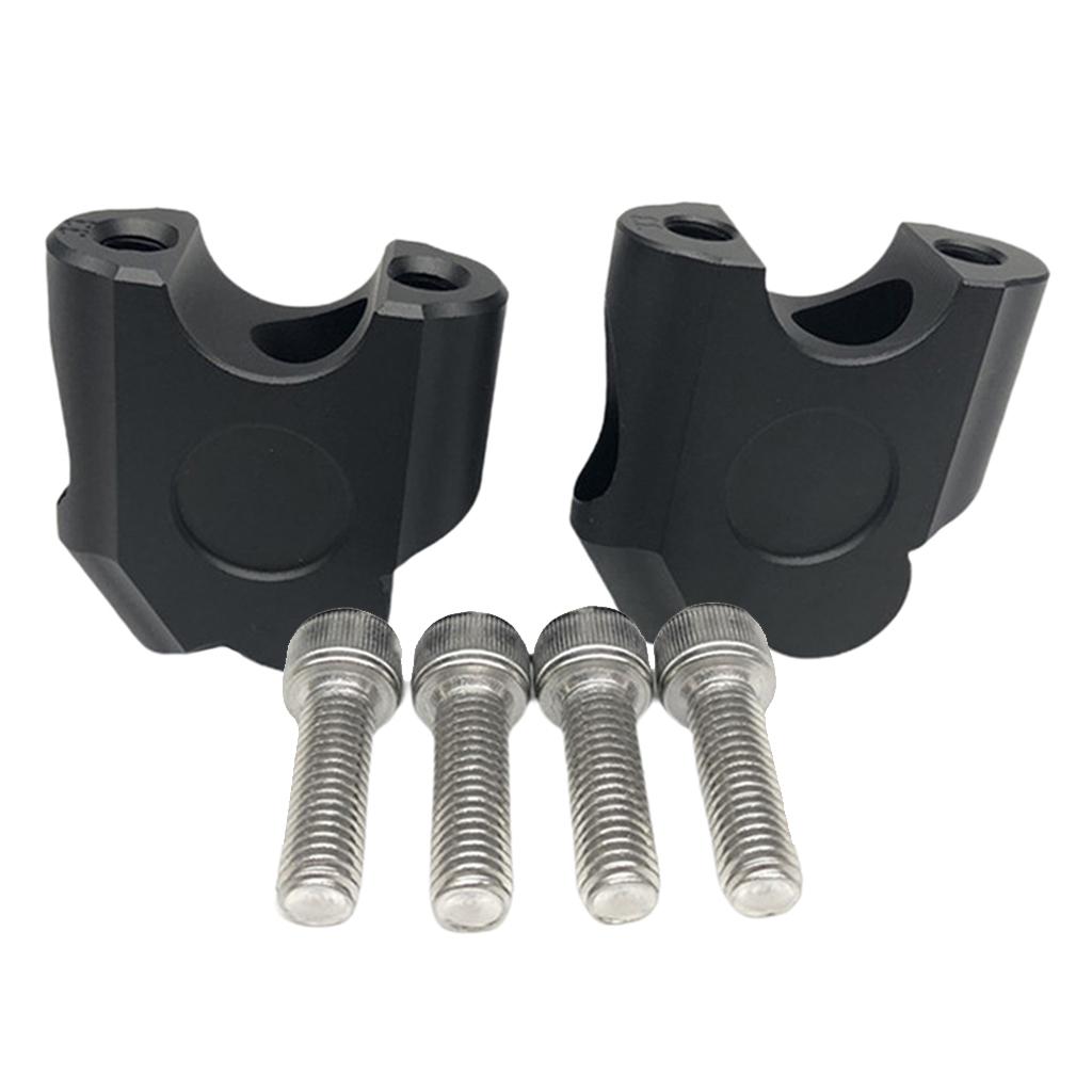 Motorcycle CNC Handlebar Riser Clamp 7/8\" Handlebars Clamp Easy Install