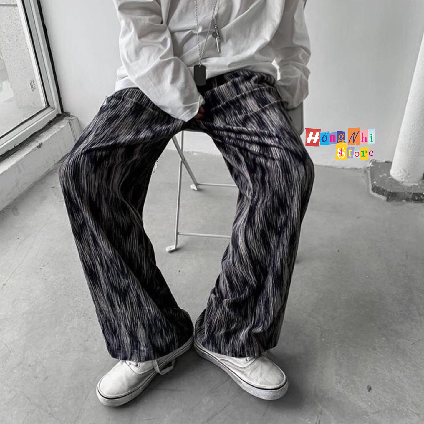 Quần Thun Dài Ống Rộng, Jogger 3D Ống Suông Ulzzang Unisex Dáng Rộng - MM