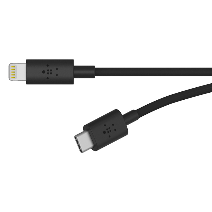 Dây Cáp Sạc Belkin USB Type-C to Lightning Chuẩn MFi 1.2 m Cho iPhone F8J239bt04-BLK  - Hàng Chính Hãng