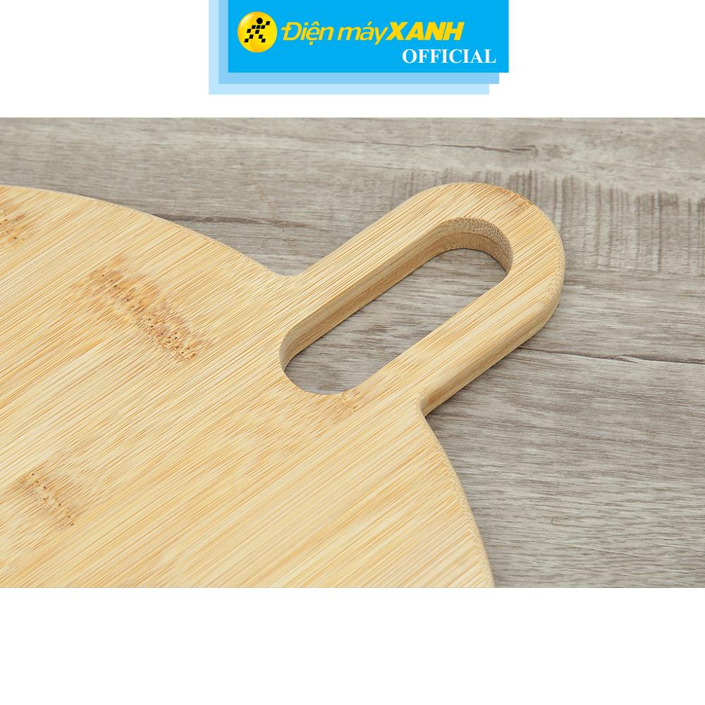 Thớt tre thái tròn 32 cm Delites BG21022 - Hàng Chính Hãng