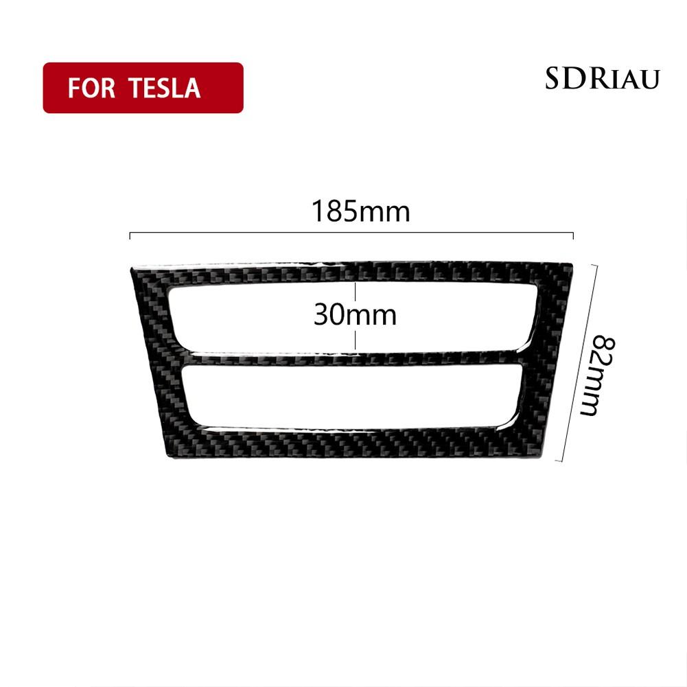 Miếng Dán Sợi Carbon Bảo Vệ Lỗ Thông Khí Xe Hơi Tesla Model X