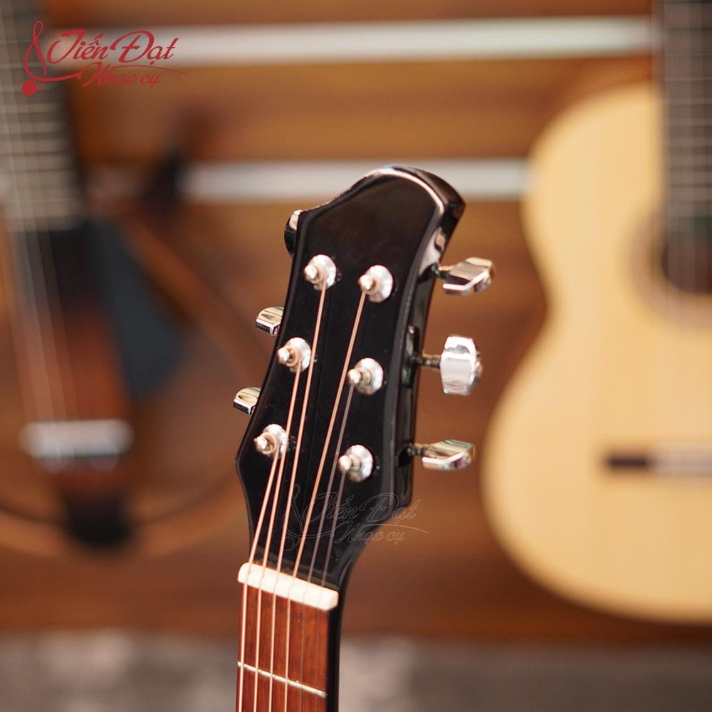 Đàn Guitar Acoustic Việt Nam GA-12EL Mặt Gỗ Thông Nguyên Tấm Cao Cấp