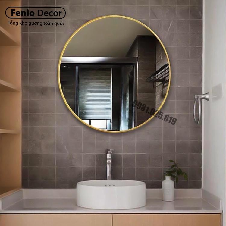 Gương tròn treo tường Gương trang trí decor phòng khách cao cấp