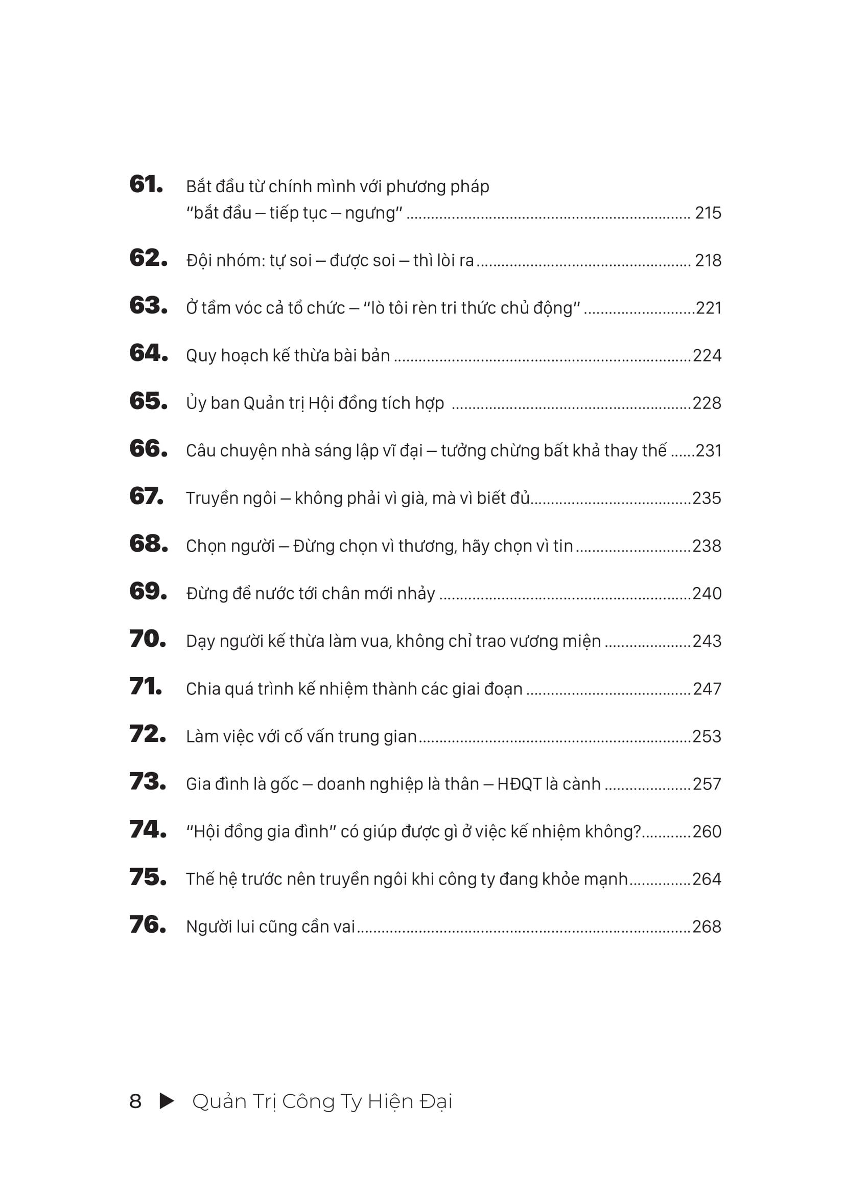 Sách - Quản Trị Công Ty Hiện Đại - 99 Bài Học Truyền Cảm Hứng Cho Hội Đồng Quản Trị Và Ban Điều Hành Cấp Cao