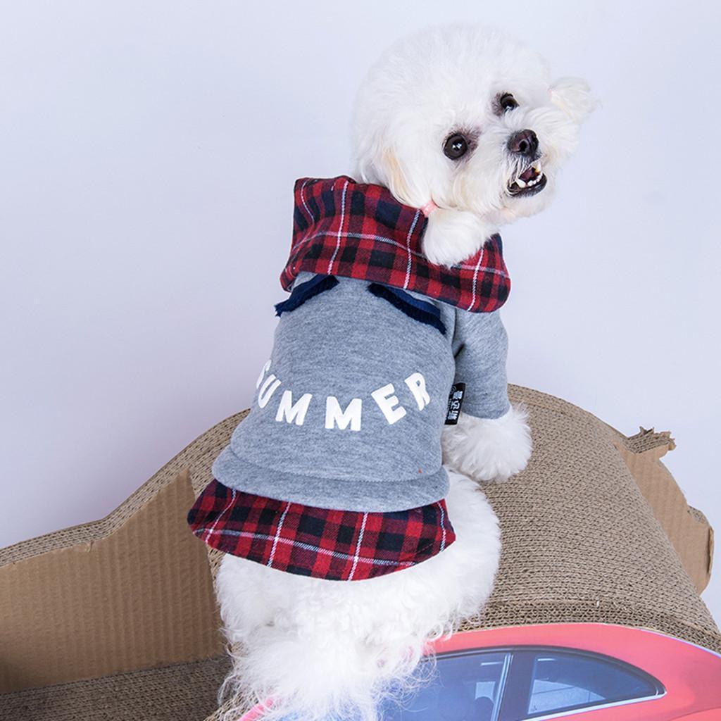 Dog Autumn Winter Warm Cotton Coat For Small Medium Dogs Puppies