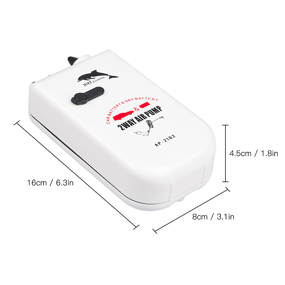 Máy bơm oxy di động ngoài trời cho bể cá, giữ oxy cho cá