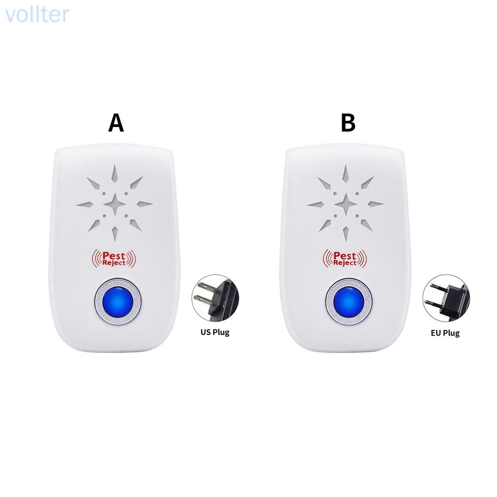 Pest Repeller Sonic 80㎡ Insect Repeller Electric Low-noise Home Pest Control Device, US Plug