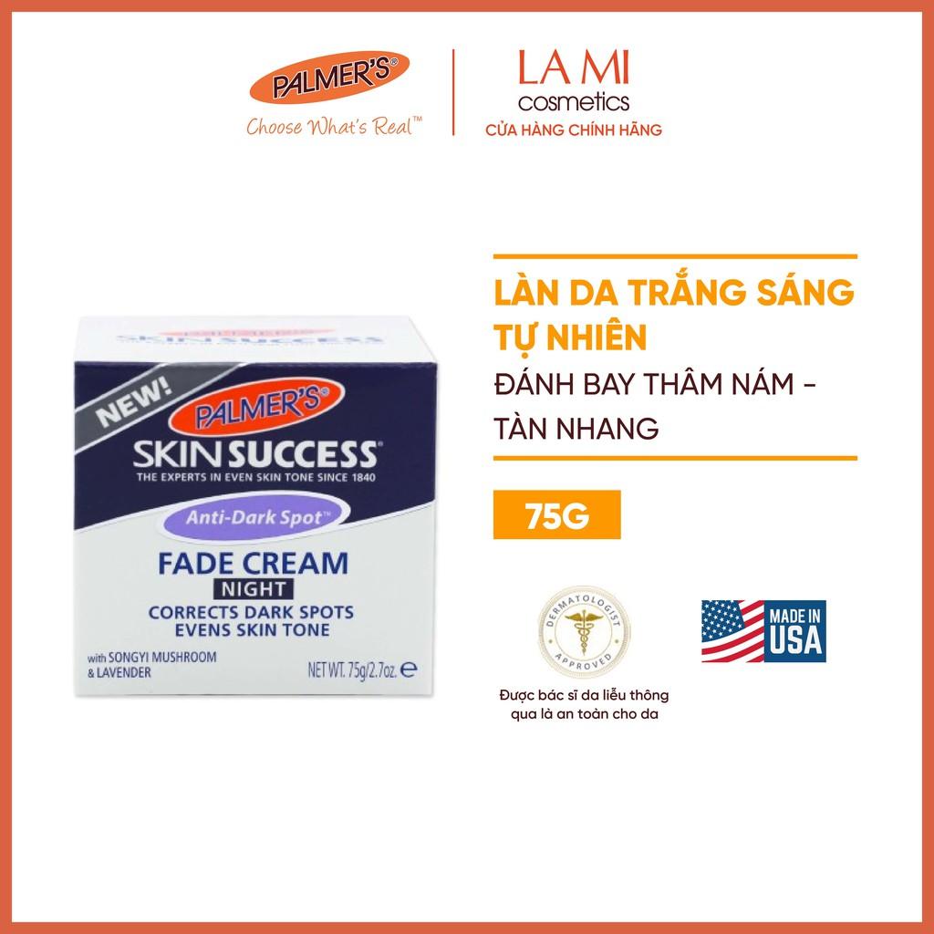 Kem dưỡng trắng sáng da ban đêm, mờ thâm nám – tàn nhang Palmer's 75g