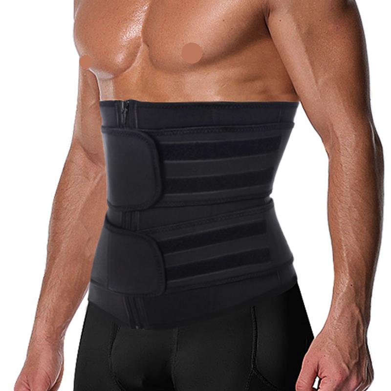 CXZD Nam Eo Huấn Luyện Cơ Thể Shapers Giảm Béo Người Mẫu Dây Vỏ Bọc Giảm Cân Bụng Shaper Tập Luyện Tông Đơ Cắt Dây Chéo