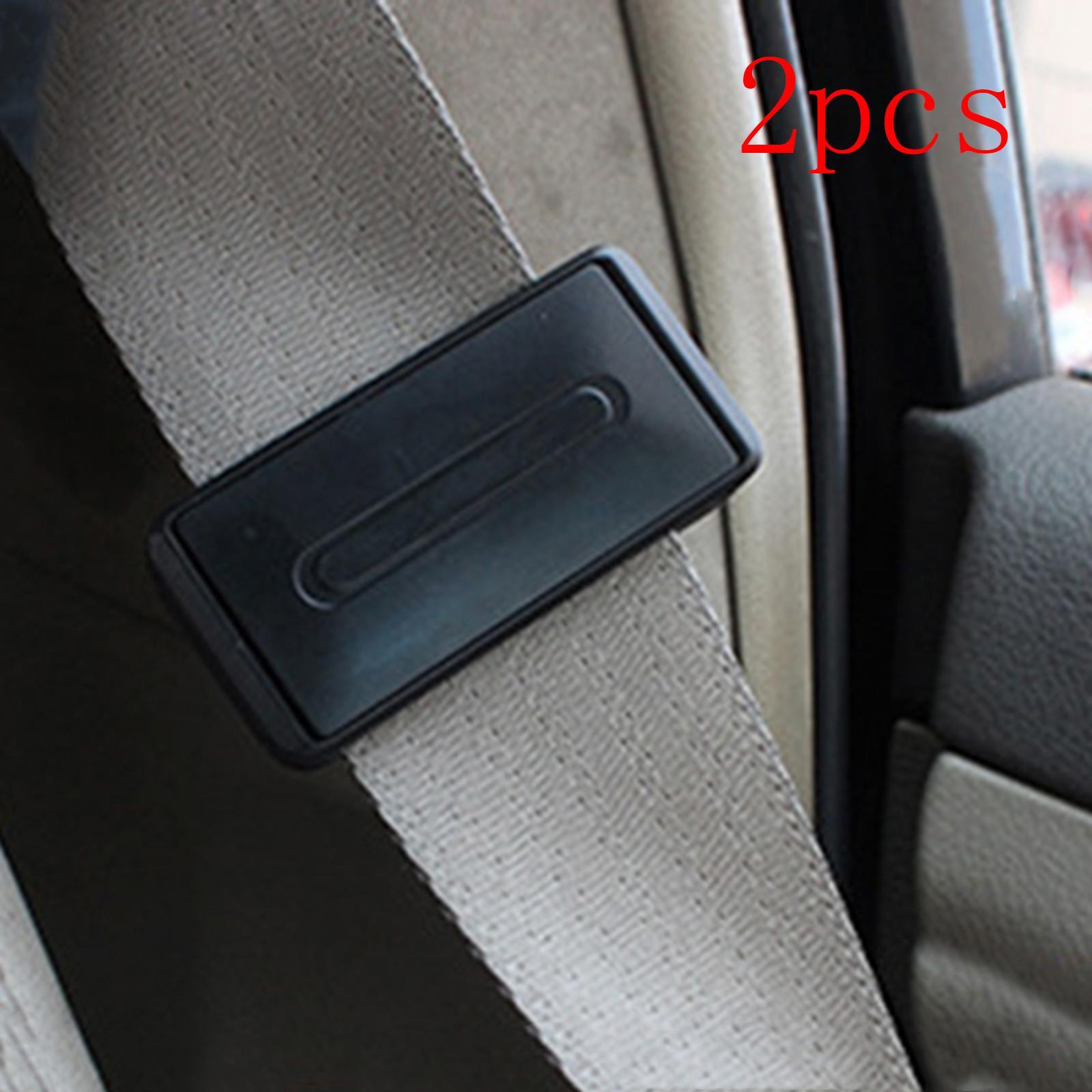 2x Car Seat Safety Clip Buckle Durable Comfortable Seat Belt Buckle Adjuster