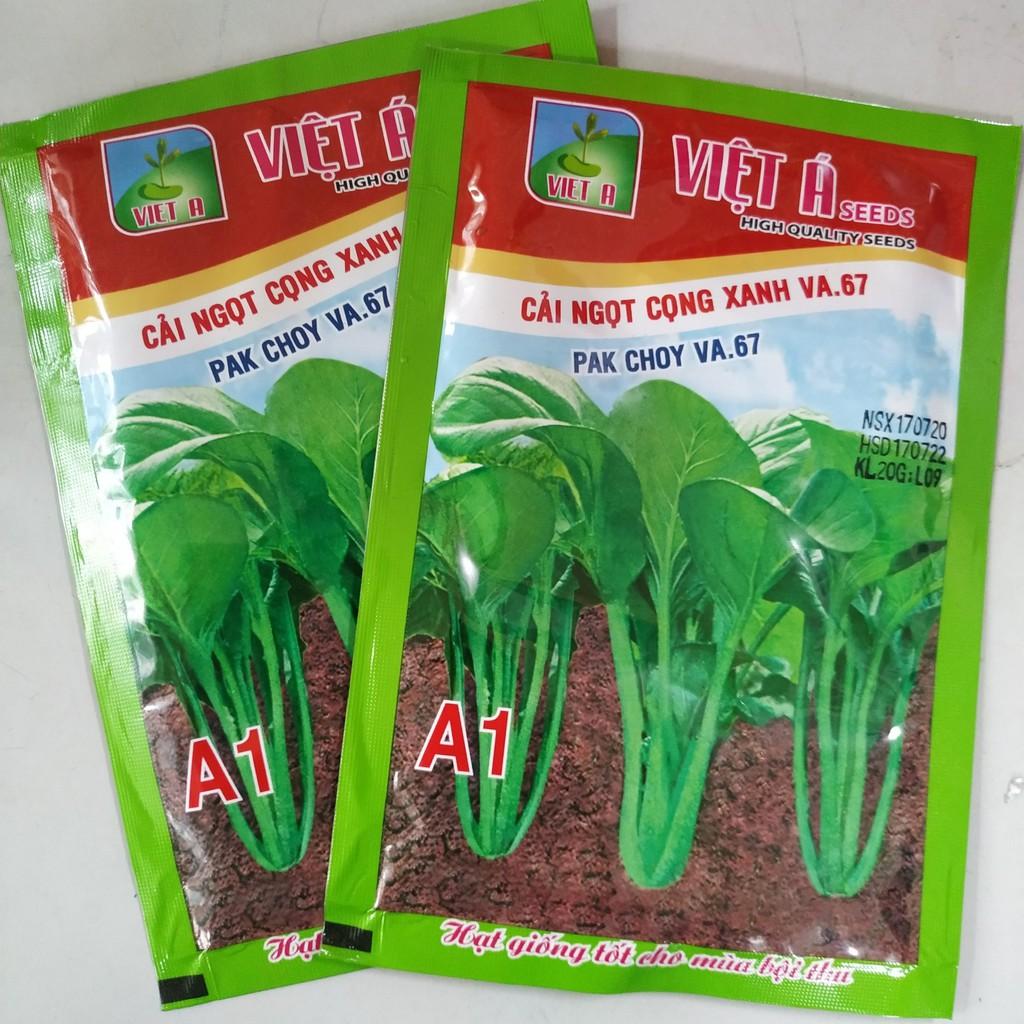 Hạt giống Cải Ngọt Cọng Xanh 20 gr