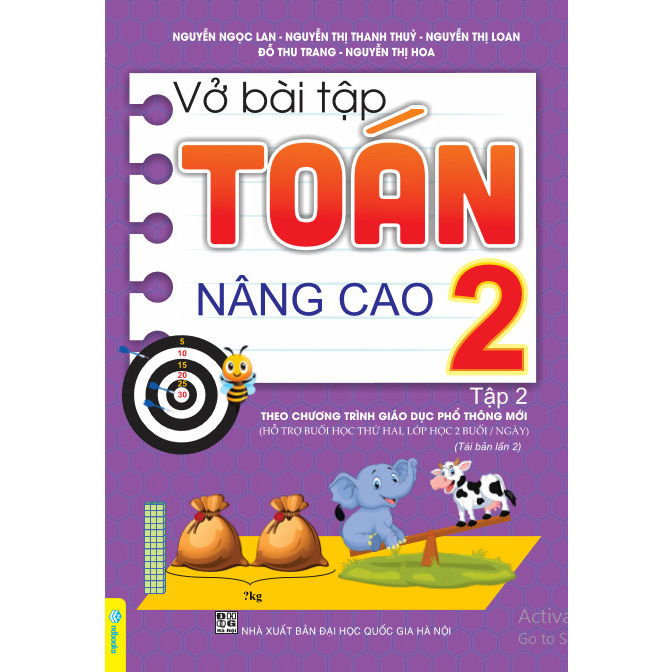 Sách - Vở Bài Tập Toán Nâng Cao 2 - Theo chương trình GDPT mới (Hỗ trợ buổi học thứ hai) - ndbooks