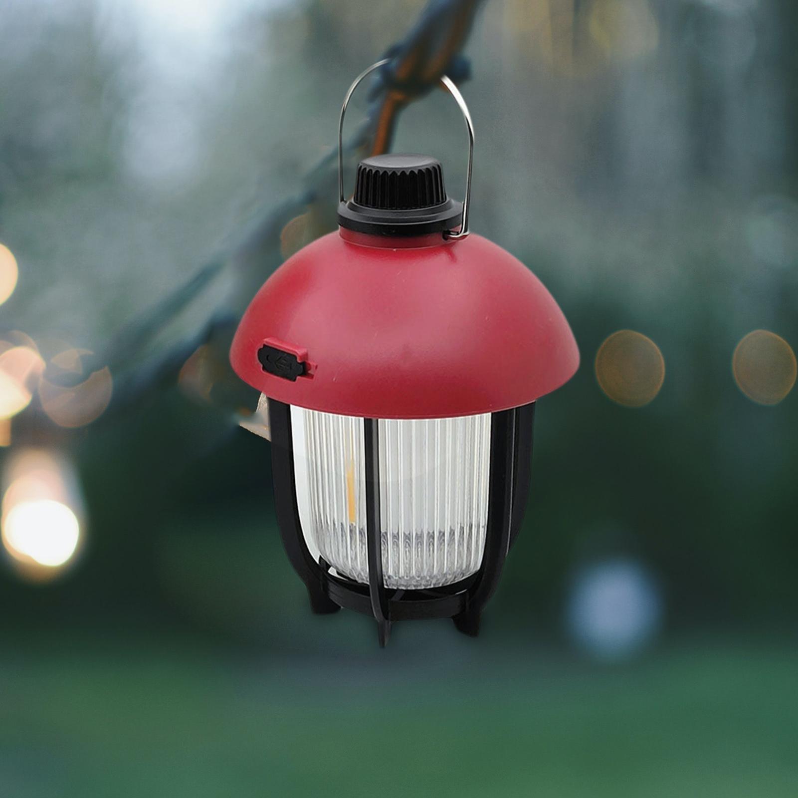 Camping Lantern Dimmable Hanging Lights Rechargeable for Garage Porch Hiking