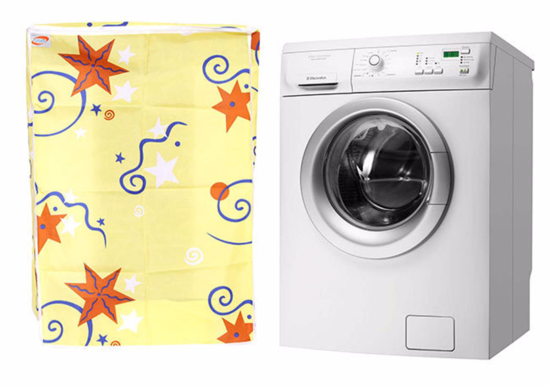 Trùm Máy Giặt 2 Lớp - Dùng Cho Máy Giặt Lồng Ngang 7-10 kg - Giao Họa Tiết Ngẫu Nhiên