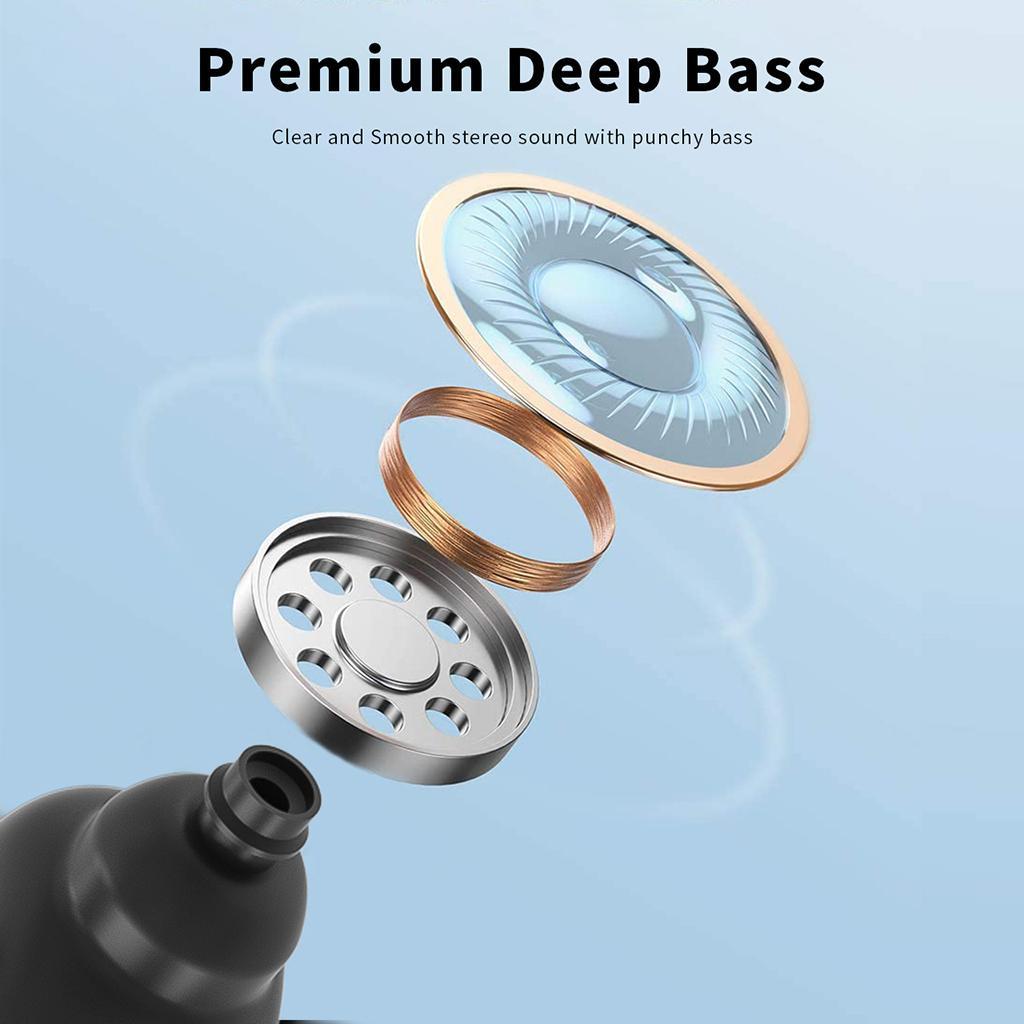 Bluetooth 5.0 Wireless Earphones Headphone  Mini Stereo Headset