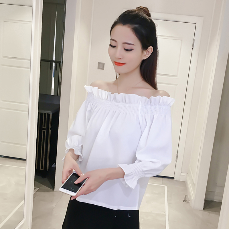 Áo Tay Dài Bẹt Vai Thun