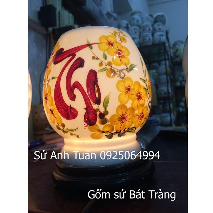 Đèn xông tinh dầu chữ Thọ